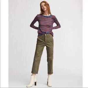 Rag & Bone Buckley Chino Pants Olive Green 24